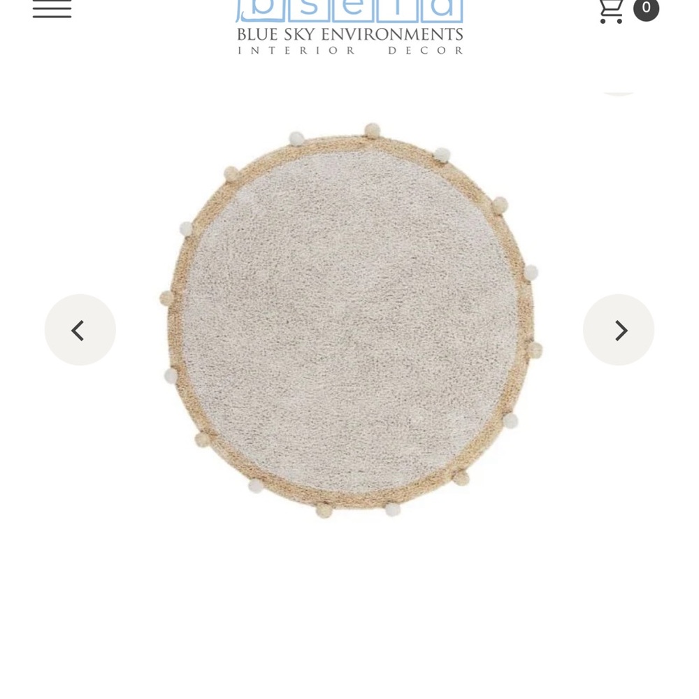 Washable Bubbly Pink Rug - Cream and Pink